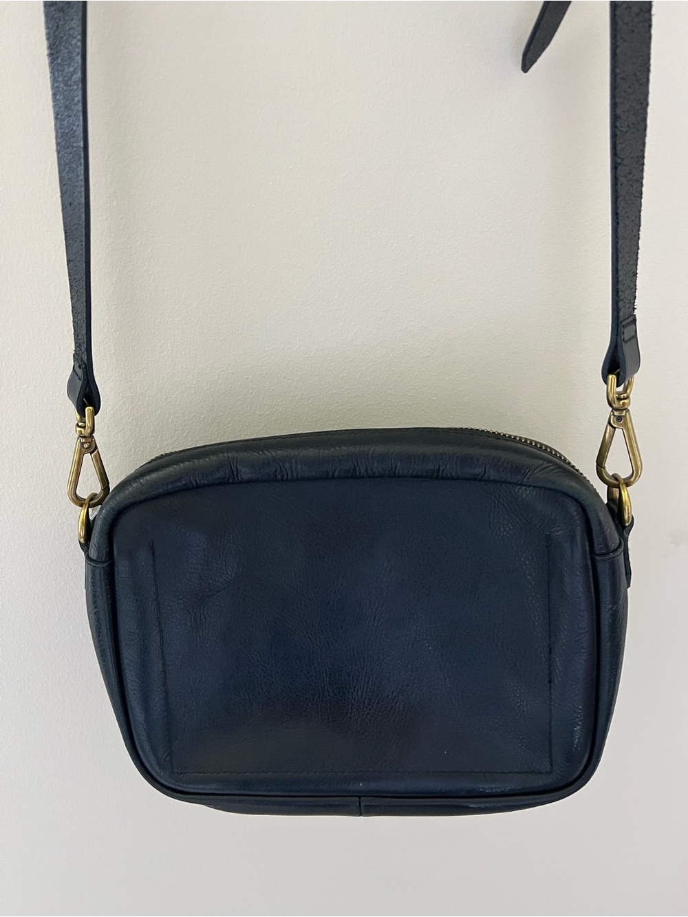Madewell Black Leather The Camera Crossbody Bag Purse Minimalist Capsule - Picture 8 of 15